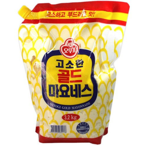 오뚜기 골드마요네스 스텐딩파우치 3.2kg 3개