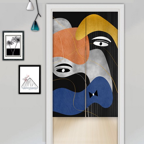 DFMEI.문발.Curtain --인스 윈드실드 펀칭 프린트 칸막이 커튼 하프 커튼 침실 거실 주방 커튼 블라인드, DFMEI.GML-CX-11, wine_165174762539aaaa_00121{커튼