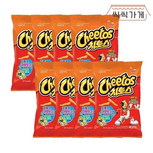 브랜드없음 치토스 바베큐맛 82g x 8ea, 단품없음
