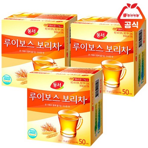 동서 엄마손 식당 홈플러스 한잔 용 겉 진한 대용량 타먹는 루이보스 보리차 100T, 1.5g, 100개입 루이보스티