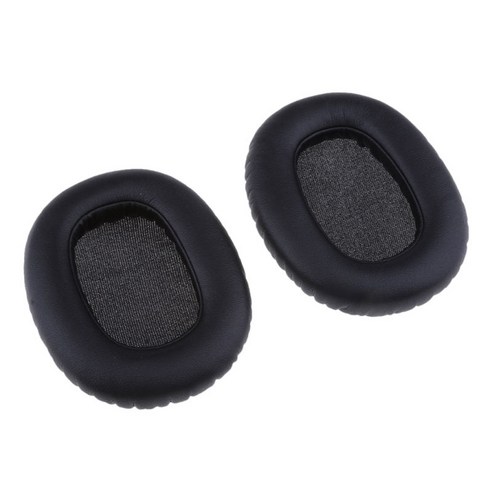 Denon AH-MM400 헤드폰용 단백질 가죽으로 만든 교체용 이어 쿠션, 설명, 블랙, 설명