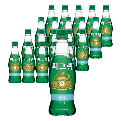 씨그램 플레인 450ml (20개), 20개