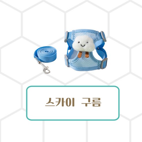 레이미데이 매쉬 하네스로 댕댕이 여름 산책 시원하게!