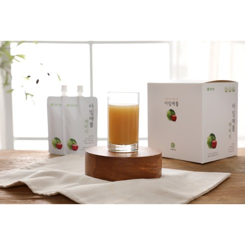 아임애플 캐비지 사과양배추즙 국내산 착즙주스 100ml 20포 2L 1박스, 1개