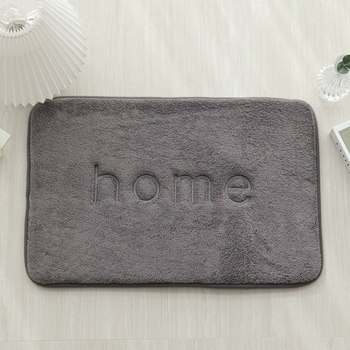 HOME & LIVING 메모리폼 발매트, 40cm*60cm, 챠콜, 1개