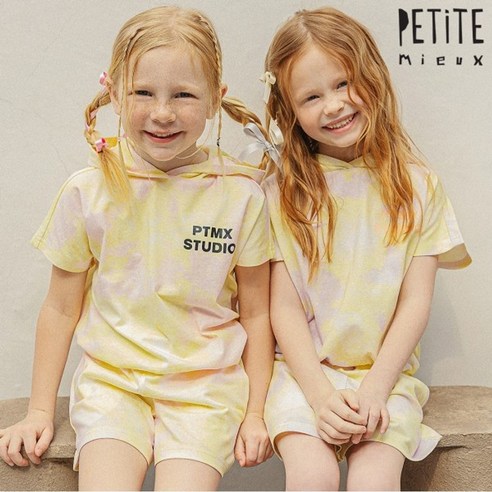 쁘띠뮤 캔디후드상하복