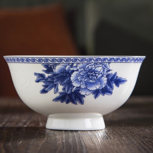 4.5 인치 Jingdezhen 뼈 중국 세라믹 그릇 드래곤 패턴 식기 빈티지 중국 국수 디저트 식기 주방 악세사리, D