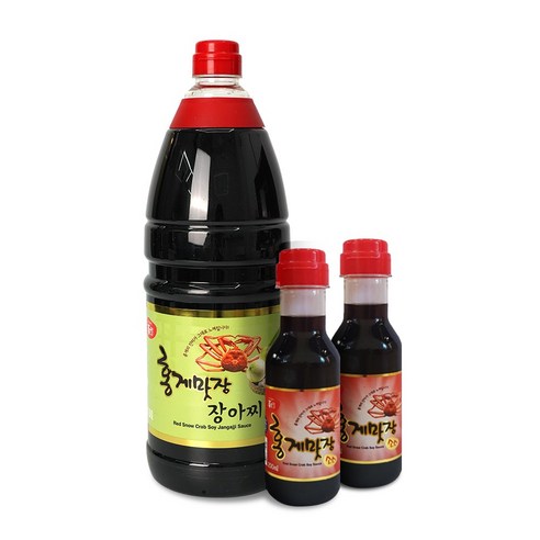 홍일식품 홍일점 홍게맛장 장아찌소스 1.8L + 홍게맛장 레드 200ml X 2개, 1개