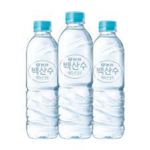 연우커머스 백산수미니 무라벨 유라벨 랜덤 생수 330ml 500ml 20개 40개 80개