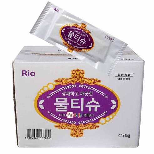 성진켐 리오프리미엄물티슈 50g 400매 1박스 업소용물티슈 일회용물티슈, 1개, 상세페이지 참조