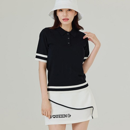 필드의 여왕을 위한 섬세한 선택, 제이투제이 클래식 투라인 하프 카라니트 여성골프니트