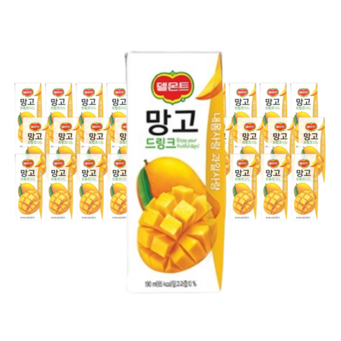 델몬트 드링크 망고, 190ml, 96개 망고주스 Best Top5