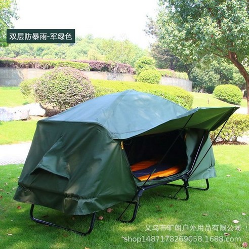 자연 속 완벽한 휴식, 야전침대 텐트와 함께!