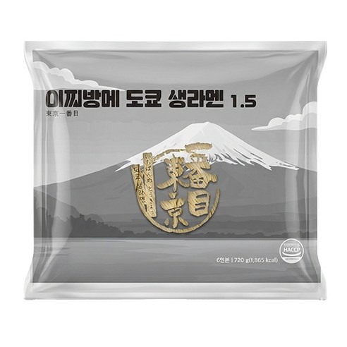 넉넉한6인분 이찌방메 생면 라멘면 생라멘
