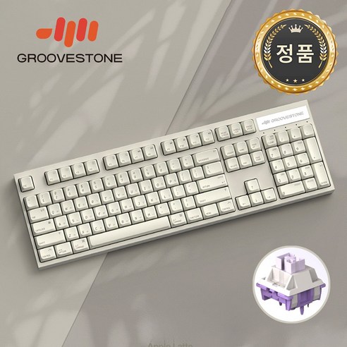 부드러운 타건감과 세련된 디자인의 조화, 엠스톤 그루브스톤 GV10 애플라떼 GA