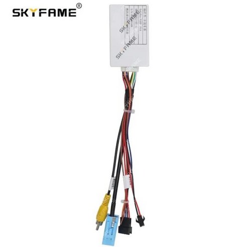 SKYFAME 자동차 360 오리지널 파노라마 후진 카메라 디코더 캔버스 박스 도요타 LDVS CVBS용, 01 Cable Canbus A 디코더ionic.5