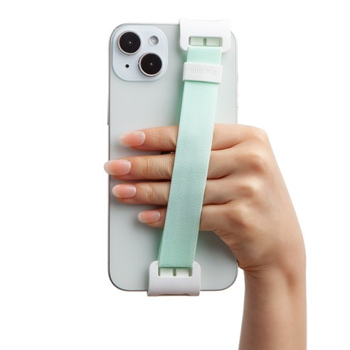윌비 클립온 포인트 미니 (15.5 - 16cm 용) 전자책 이북 핸드폰 스트랩 홀더, 민트, 1개