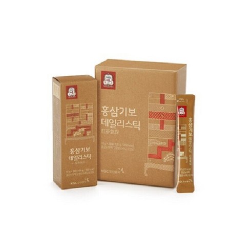 [정관장] 녹용 6년근 홍삼 기보 데일리 스틱 농축액 10ml x 20포, 20개