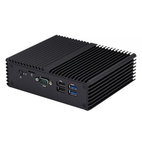 PC 미니 정품 Qotom Q450P Core i5 듀얼 코어 최대 2.6GHz 8GB RAM 64GB SSD 팬리스 산업용 리눅스 윈도우, 4GB RAM 128GB SSD [NO WIFI]