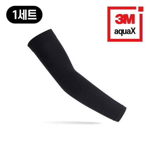 3M 쿨토시 자외선 차단 팔토시, 일반형 블랙, 1세트