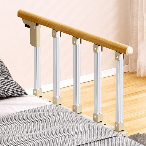 낙상 걱정 없이 편안한 밤, 접이식 침대 안전 가드로 안전과 독립성을 동시에!