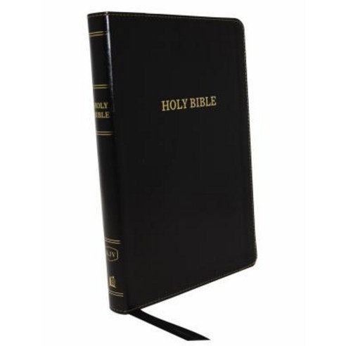 KJV Thinline Bible Large Print Imitation Leather Black Red Letter Edition Imitation Leather, Thomas Nelson kjc6301 Best Top5