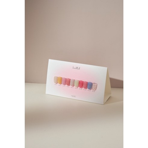 손끝에 피어나는 섬세한 예술, 모어젤 시럽젤 니티드 컬렉션