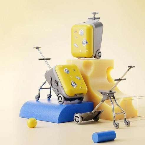 여행의 즐거움을 더하는 타는 캐리어