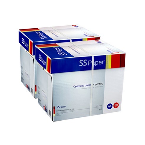 SSpaper A4용지 80g A4복사용지 2박스 5000매, A4