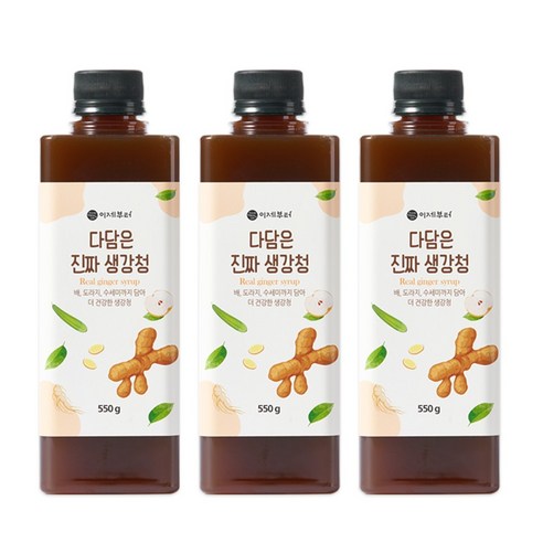 이제부터 다담은 진짜 생강청 600ml, 550g, 1개입, 3개