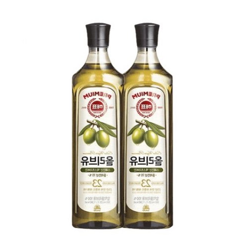 올리브유 해표 900mlx2병, 2병, 2개, 900ml, 상세페이지 참조