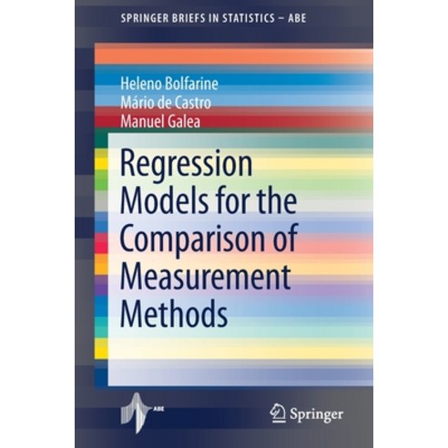 Regression Models for the Comparison of Measurement Methods Paperback, Springer, English, 9783030579340