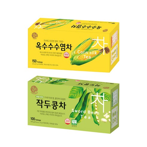 작두콩의 힘과 옥수수수염의 조화로 건강 UP! 송원 작두콩차 & 옥수수수염차 250티백!