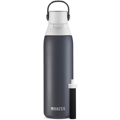 BRITA 브리타 스테인리스 스틸 정수 필터 병 카본 591.4 ml 1개