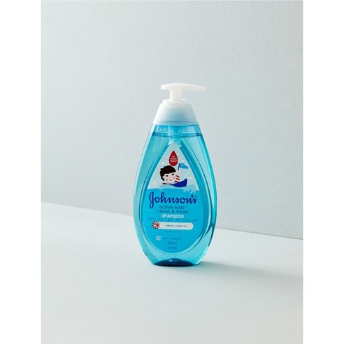 존슨즈베이비 액티브 키즈 클린 앤드 프레시 샴푸, 500ml, 1개