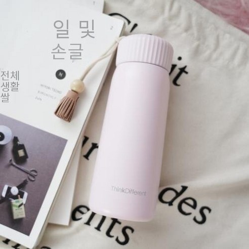 【DF】일본 스타일 보온병 하라주쿠 스타일 레이디 귀여운 귀여운 술 휴대용 컵, 색깔8, 하나