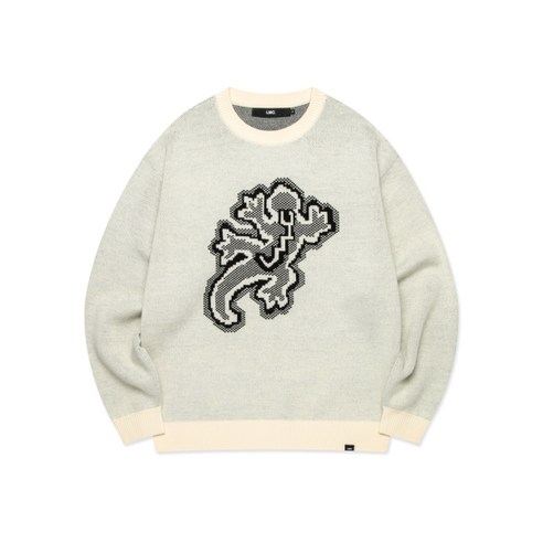 LMC LIZARD KNIT SWEATER cream