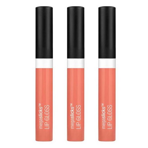 웻앤와일드 메가슬릭 립 글로스, Great Coral-ation, 3개, 5.4g