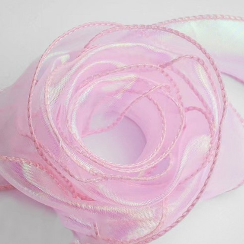 선물 포장 오로라 리본 폭 4cm 9M [2개], 핑크_2개