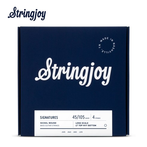 StringJoy 스트링조이 베이스 기타 스트링 4현 LTHB 45-105 게이지, 1개