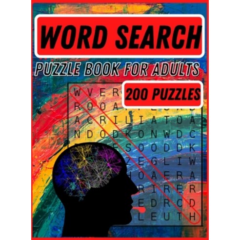 (영문도서) Word Search Puzzle Book for Adults: Amazing Word Search Books for Adults Large Print- The Big... Hardcover, Angels Forever, English, 9781326752750
