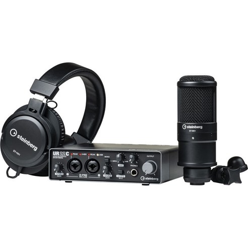 스테인버그 USB 오디오 인터페이스, UR22C Recording Pack, 혼합색상