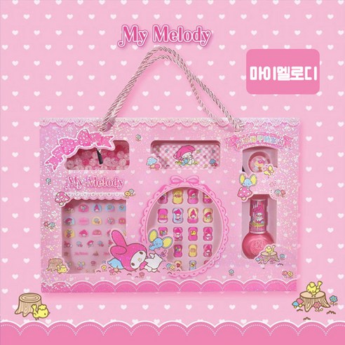 아트박스/천유 [산리오] 마이멜로디 종합 네일 세트, 1개