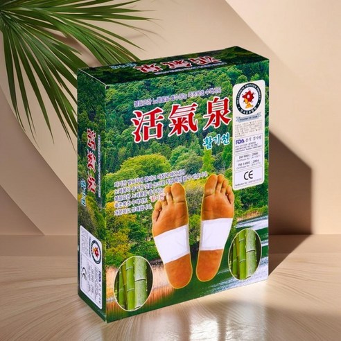 죽초 목초 발바닥 수액시트 패치 활기천, 30매입, 1개