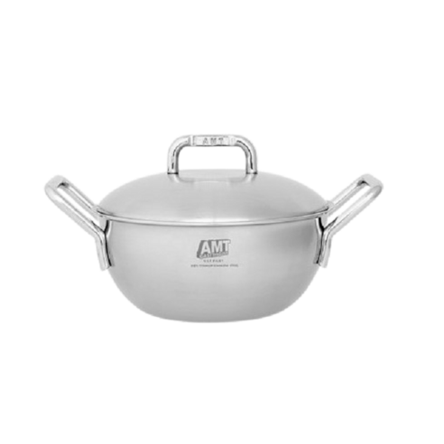 [한정가]AMT 냄비 316Ti 양수웍 20cm 스테인레스 통5중 인덕션용 스텐냄비 샤프, 1개