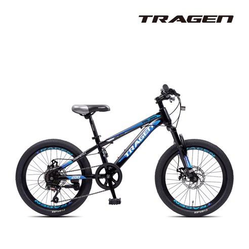 트라젠 TM-20D 20인치 7단 초등학생 아동용 MTB자전거, 블랙/옐로우, 완조립배송