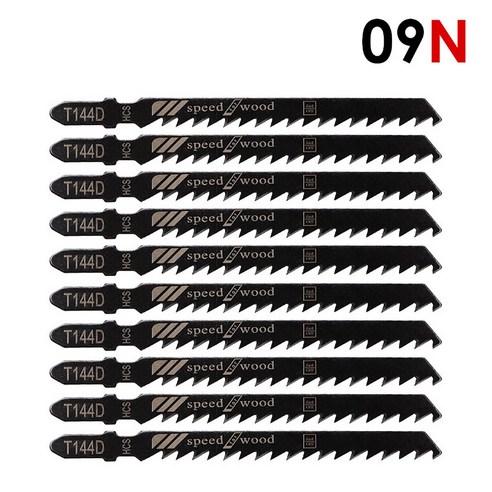공구엔 직소날 직소기 톱 날, T144D 10PCS, 1세트