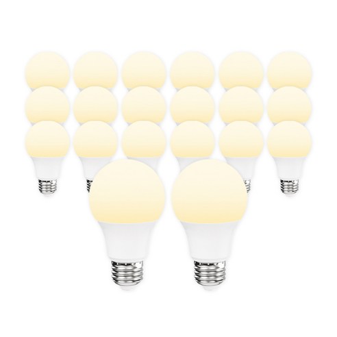 라인라이팅 LED 샤인 벌브 12w, 20개, 전구색