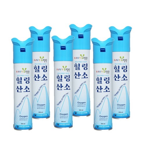 평창에어 힐링 산소캔 816ml 6개