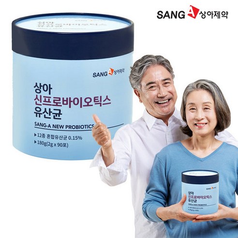 장건강 좋은 상아제약 신프로바이오틱스 유산균 3개월 6개월 9개월, 2g, 90포 3개월분